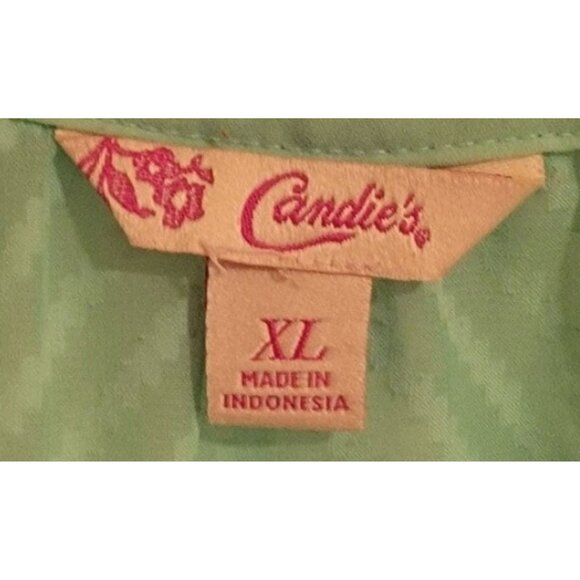 Candie's Mint Green Blouse - Picture 3 of 6